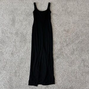 Vtg Kathryn Conover Long Black Evening Cocktail Maxi Sleeveless Dress Women US 6